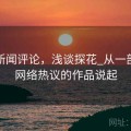 探花新闻评论，浅谈探花_从一部引起网络热议的作品说起